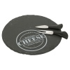 3pc Round Cheese & Knife Set [557972