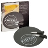 3pc Round Cheese & Knife Set [557972