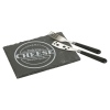 3pc Rectangle Cheese & Knife Set [557965]