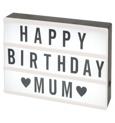Create Your Own Message LED Light Box [404210]
