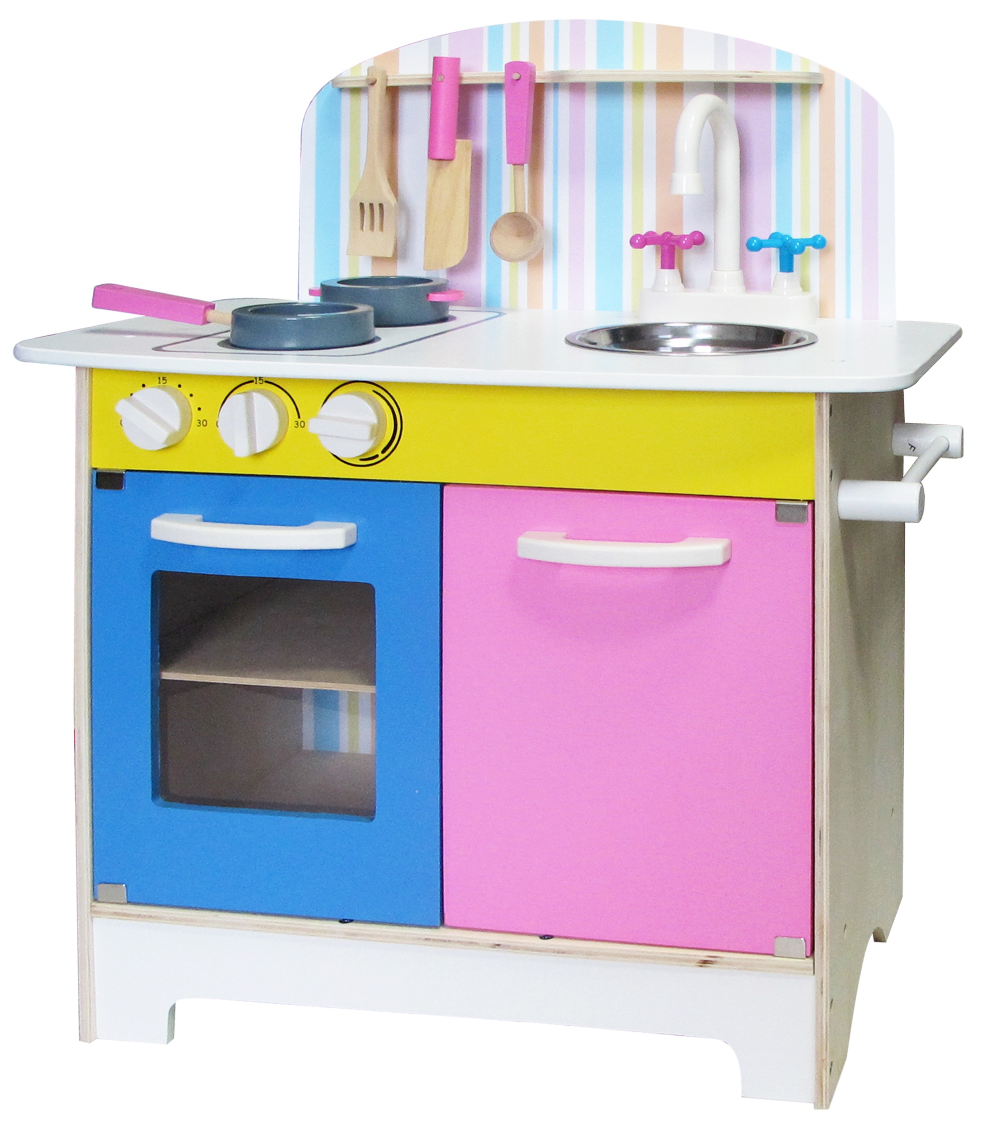 Kids 25pc Wooden Kitchen Set Pretend Play Toys Cooking Kids 25pc Wooden Kitchen Set Pretend Play Toys Cooking