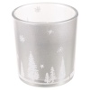 7cm Winter Design Candle in Glass [595806]
