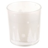 7cm Winter Design Candle in Glass [595806]