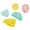 18Pc Plastic Fruit Ice Cube Shapes Multi-Colour [142993]