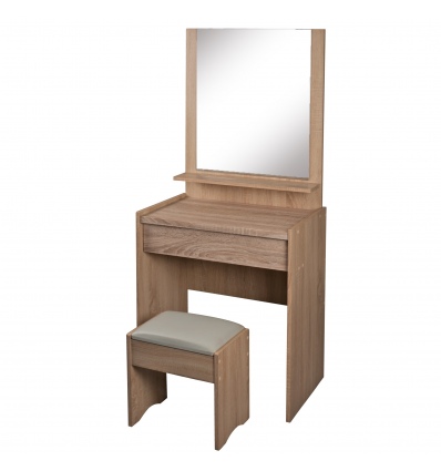 Oak Dressing Table With Stool [016351]