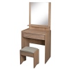 Oak Dressing Table With Stool [016351]