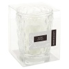 Aromatic White Candle In Glass Holder - Clear Cotton