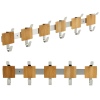 Stainless Steel & Bamboo Wall Mounted Hanger Hooks