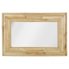 Mirror with Wooden Frame