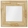 Mirror with Wooden Frame