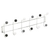 12 Hook Hanger Chrome Wall Mounted Rack