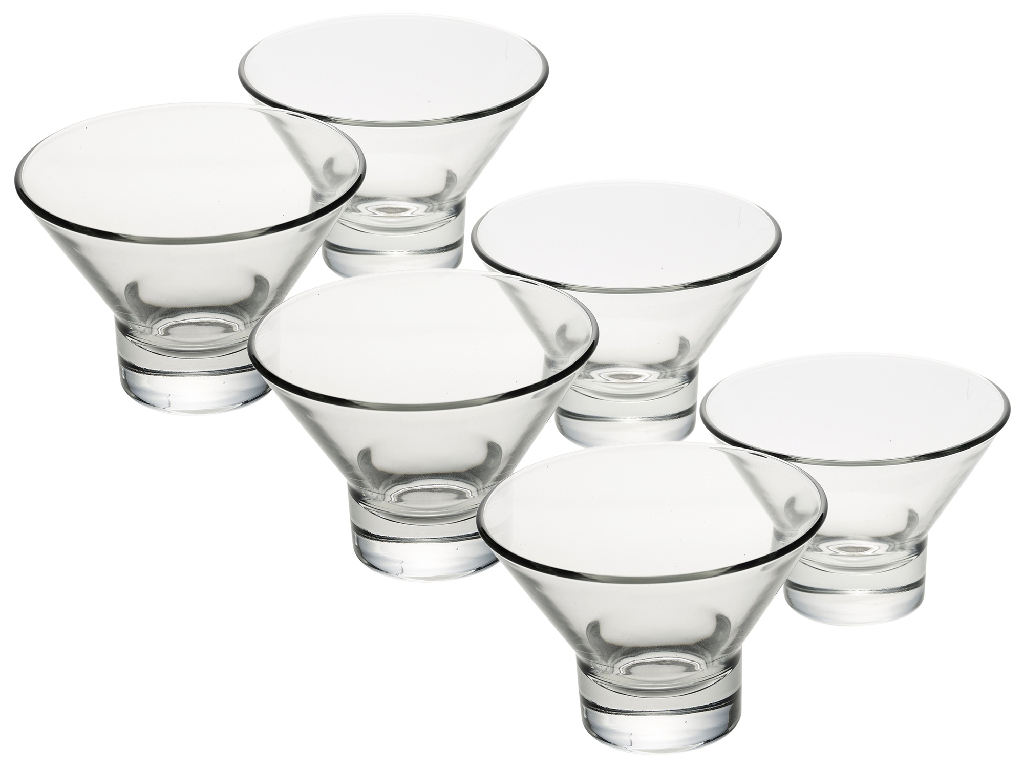 Bormioli Rocco Ypsilon Ice Cream Sundae Dessert Glasses Appetizer