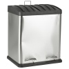 24L Stainless Steel 2 Compartment Bin [712792]