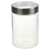 Clear Container with Metal Lid