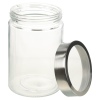 Clear Container with Metal Lid