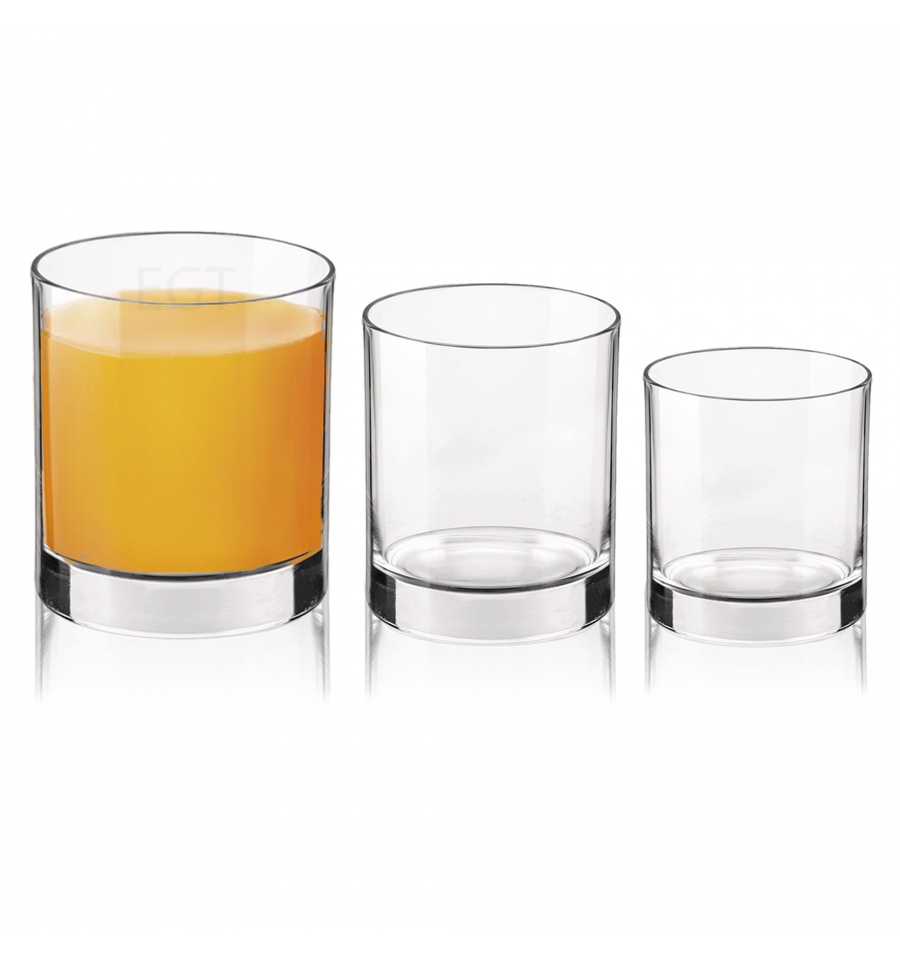 Cortina Italian Tall Bar Glasses [Set of 6] 13 oz