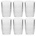 6pc Crystal Effect Drinking Tumbler 400ml [053042]