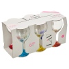 Wine Glass 6.21cl Colored Stem [151316]