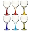 Wine Glass 6.21cl Colored Stem [151316]