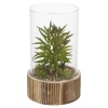 Artificial Plant with Wooden Base [477795]