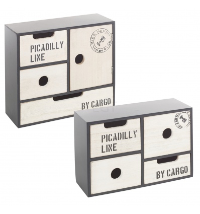 Cargo 4 Section MDF Cupboard [051581]