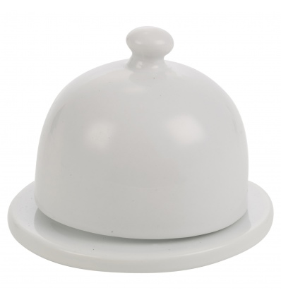 White Ceramic Butter Dish