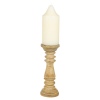 Mango Wood Candleholder 10x28cm [943644]