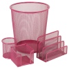 4pc Mesh Desk Organiser [159355]