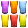 6pc Coloured 8oz Glass Sleeve Pack Set [642325]