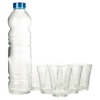 7pc Glass Bottle 6 Glasses [245693]