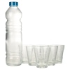 7pc Glass Bottle 6 Glasses [245693]
