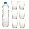 7pc Glass Bottle 6 Glasses [245693]