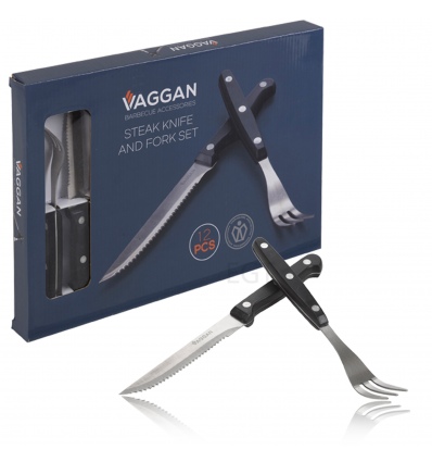 12pc Stake Knife and Fork Set [379955]
