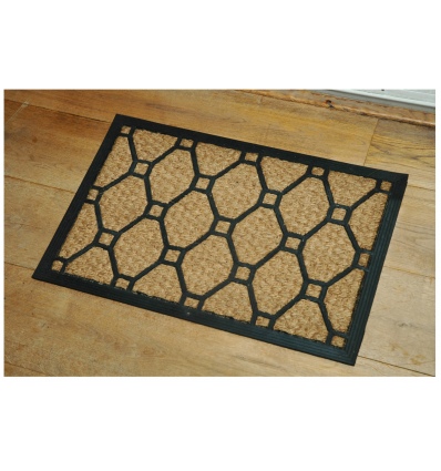 Rubber Doormat with Coir Designs 40x60cm [704079]