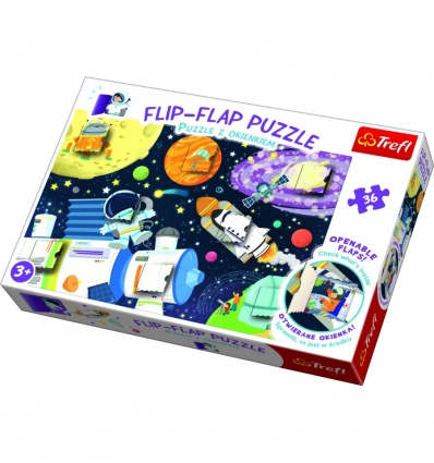 36 Flip-flap puzzle - Space / Trefl [142723]