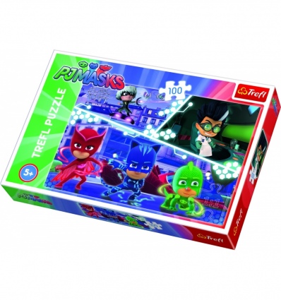 100 Piece PJ Masks Jigsaw Puzzle - PJ Masks in action / E1 [163346]