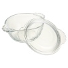 2x Glass Mini Casserole Dish with Lid [165434][128136]