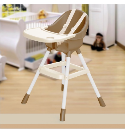 Brown & White High Chair [7151]