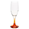 6 x 19cl Champagne Glasses Colored Stem [151330]