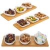 4pc Snack Dish on Bamboo Tray [729138]