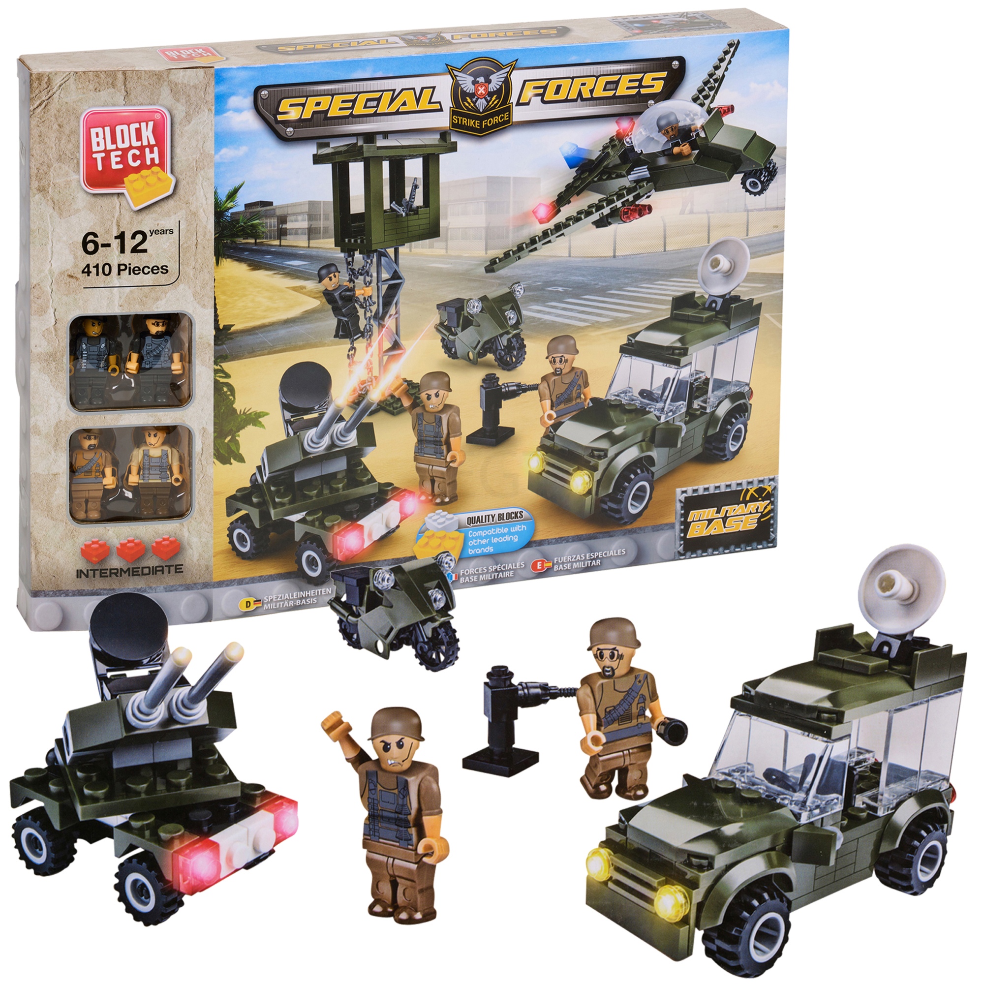 Block Tech Construction Building Bricks Blocks Set Kids Educational