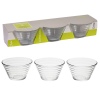 3x 11cm Glass Dessert Bowl