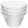 3x 11cm Glass Dessert Bowl