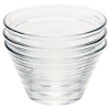 3x 11cm Glass Dessert Bowl