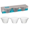 3x 11cm Glass Dessert Bowl