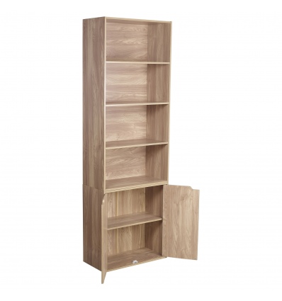 4 Tier Bookcase with 2 Doors Cupboard [EG-011]