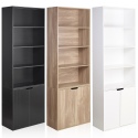 4 Tier Bookcase with 2 Doors Cupboard [EG-011]