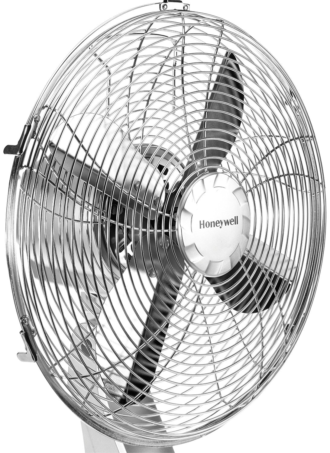 12" Metal Blade Honeywell HT216E Chrome Oscillating Table Desk Fan