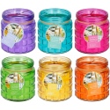 Assorted Colour Citronella Candle in Glass Holder [535180]
