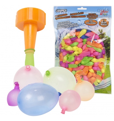 250pc Water Bombs Self Sealing Balloons [074795]